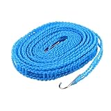 Sulfar Clothesline Drying Nylon Rope with Hooks (Multicolor)