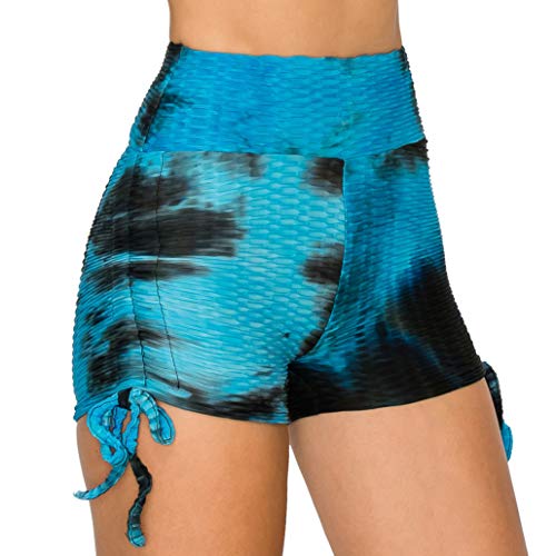 Image of ALWAYS Women's Honeycomb Compression Shorts - High Waist Slimming Butt Lift Textured Workout Shorts
