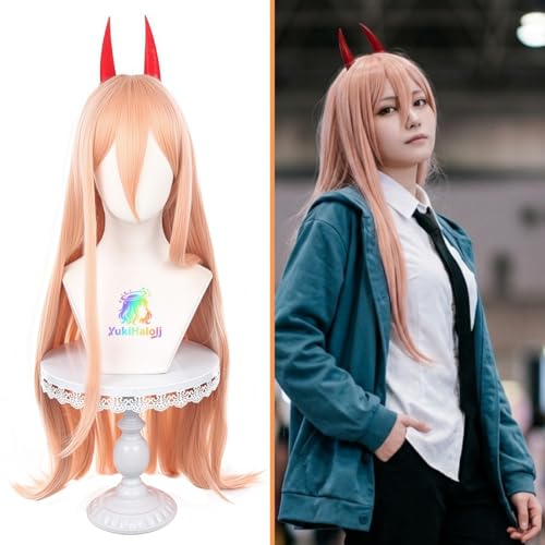 Image of Long Blush Peach Cosplay Wig for Cosplay Events