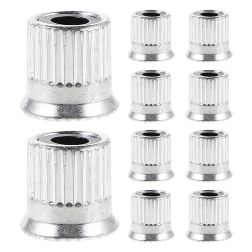 DIYEAH 10 pezzi di ricambio per macinacaffè: dadi di serraggio a sgancio rapido - dadi flangiati in lega di alluminio per macinacaffè e mulino per alimenti - manopole serrate a mano