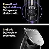 Braun Series 9 Trymer do zarostu, +12 przyborów barbera, tryb Power Boost i niezawodne ostrze ProBlade, 180 min, efekt cieniowania, pokrętło do regulacji PrecisionWheel i blokada, BT9560, chrom