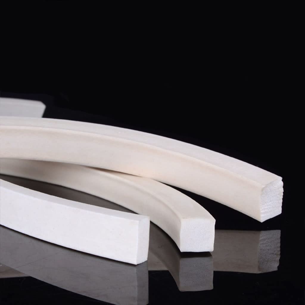 Tira De Sellado De Barra De Esponja De Espuma De Silicona, Cinta De Sellado De Espuma Rectangular, Herrajes For Puertas Y Ventanas, 1 Unidad(10x20mm 2m)