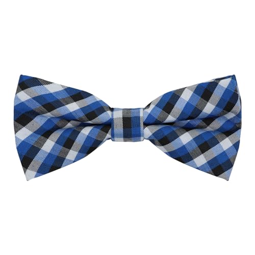 Luckyvestir Bow Ties for Boys Pretied Plaid Kids Bow Tie Little Boys Toddler Adjustable Bowties for Formal Casual(Age2-8)