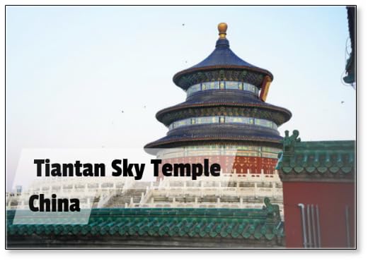 Tiantan Sky Temple in The Evening. A Traditional Chinese Complex., Design 16, Fridge Magnet