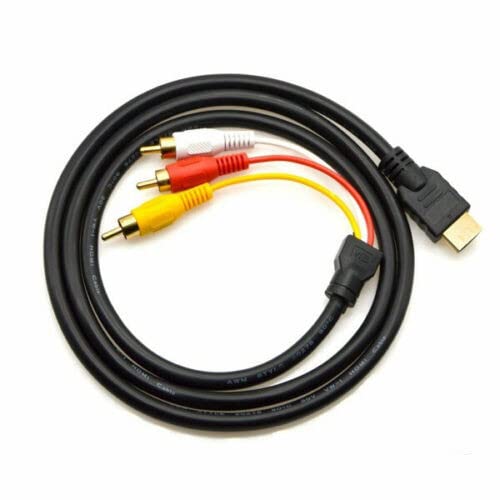1.5M 1080P HDMI Male to 3 RCA Video Audio AV Component Converter Adapter Cable HDTV