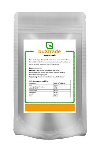 Foto von 5 kg Kokosmehl | teilentölt | gemahlen | Glutenfrei | Cocos | Mehl | Kokos | Backen |