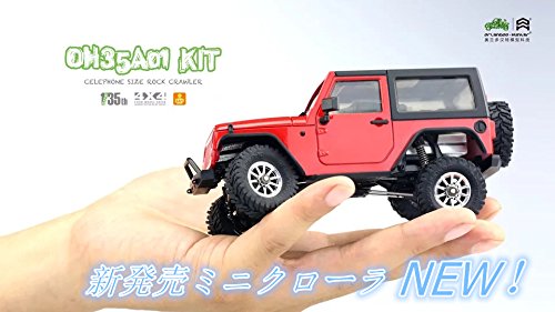 Orlandoo 1/35 EP Scale Crawler Assembly Kit w/ Wrangler Body #OH35A01-KIT