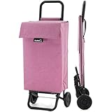 🌍 【AMIGABLE CON EL MEDIO AMBIENTE】: Al usar este carrito compra, reduces el consumo de bolsas de plástico desechables, contribuyendo activamente a la protección del medio ambiente y promoviendo un estilo de vida más sostenible.