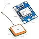 2 Pack GY-NEO6MV2 NEO-6M GPS-Modulplatine-Flight Controller Board 3V-5V mit superstarken Keramikantenne, die mit AR duino EEPROM APM 2,5 kompatibel ist