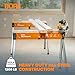 BORA Workhorse XT Saw Horses 2 Pack Folding Heavy Duty Sawhorse Pair with Adjustable Legs - Heavy Duty Saw Horse for Contractors Portable Workbench with Built-In Bottle Opener - PM-3330T