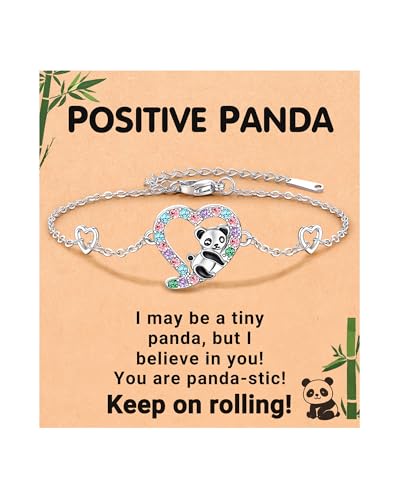 Pulsera de panda para hijas y nietas con significado especial