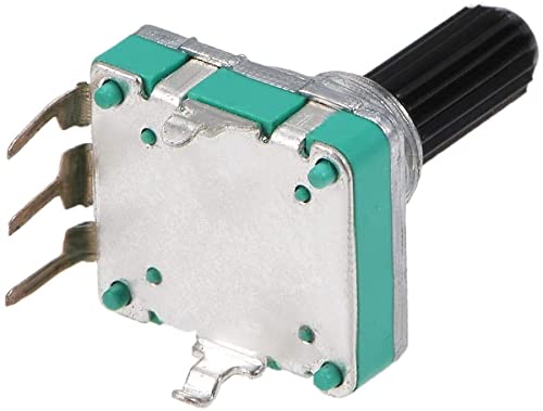 Produktbild von 10 Stück EC16 Drehgeber 360° – 20 Positionen, 5 Pins, 6mm Welle, Für Arduino & Lautstärkeregler
