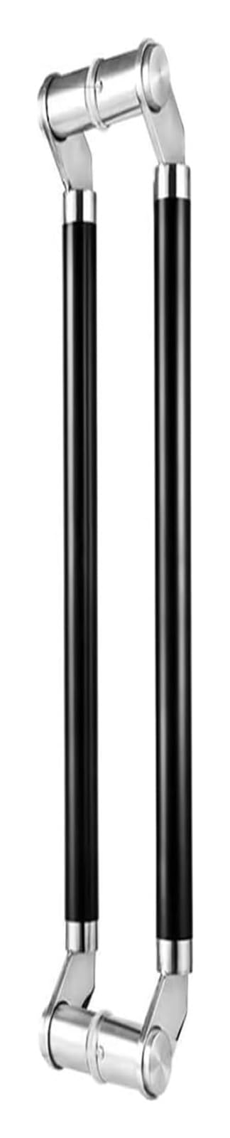 CWCQGH Push Pull Door Handle, Sliding Barn Door Handle, Heavy Duty Swing Handle Bar, Stainless Steel Interior Exterior Door Handle Hardware*56cm *96cm,Matte Black-100cm *96cm