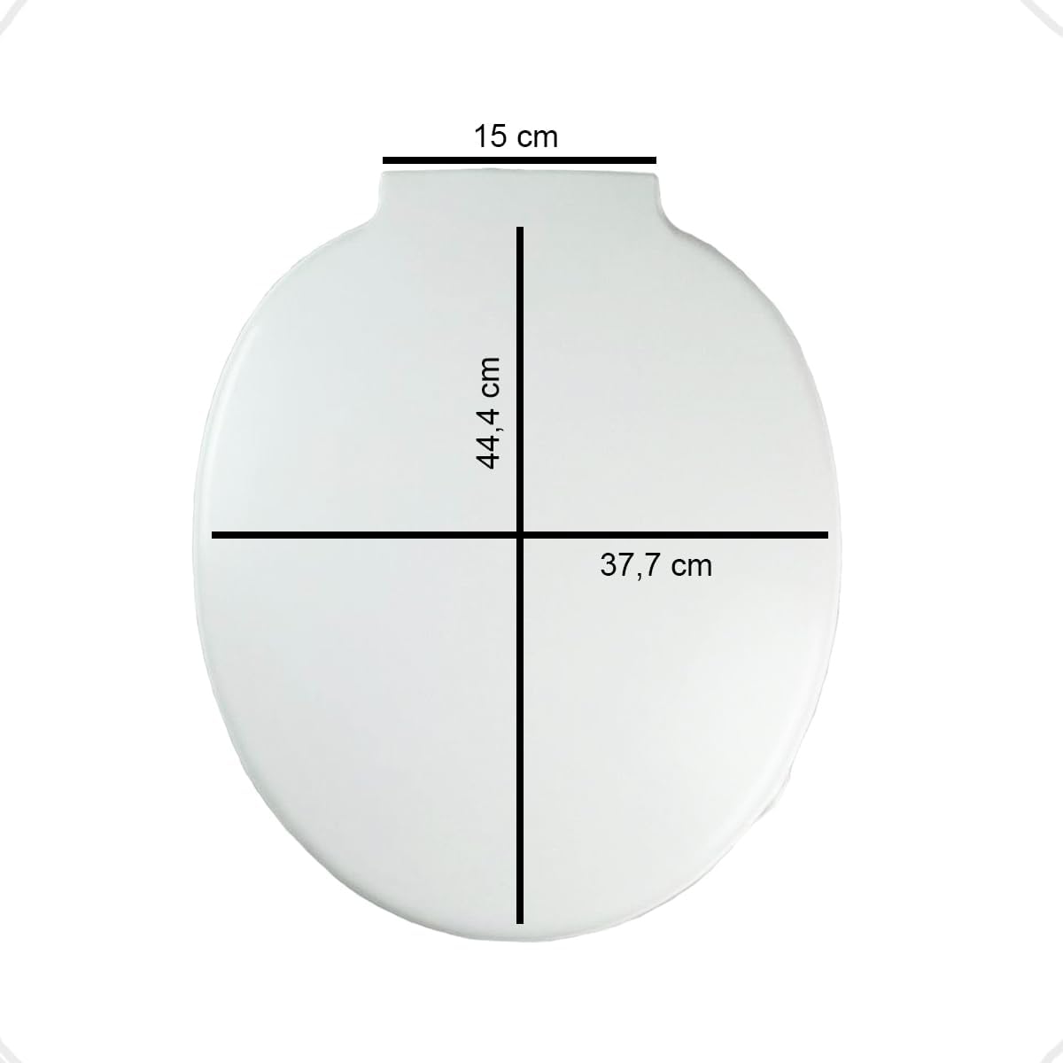 Assento Almofadado Branco Alumasa