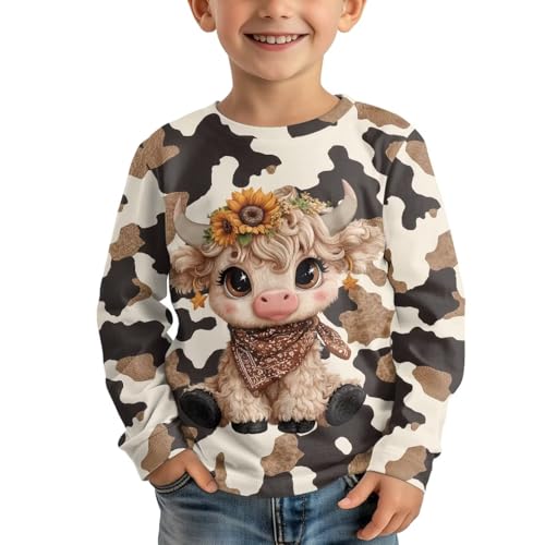 Image of Uourmeti Girls Graphic Tees Long Sleeve T Shirts for Teens Casual Tshirts Junior Sportswear Fall Tops