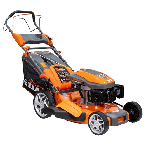 RURIS Tondeuse à Gazon Thermique Autotractée DAC 150XLS – Moteur 5 CV 173 CC, Largeur de Coupe 502 mm, Bac 55L, 5 Fonctions (Ramassage, Éjection,...