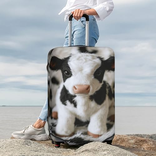 Cute Cow Suitcase Cover Fashion Luggage Covers Anti-Scratch Elastic Lightweight Protector For Travel Outdoor X-Large4