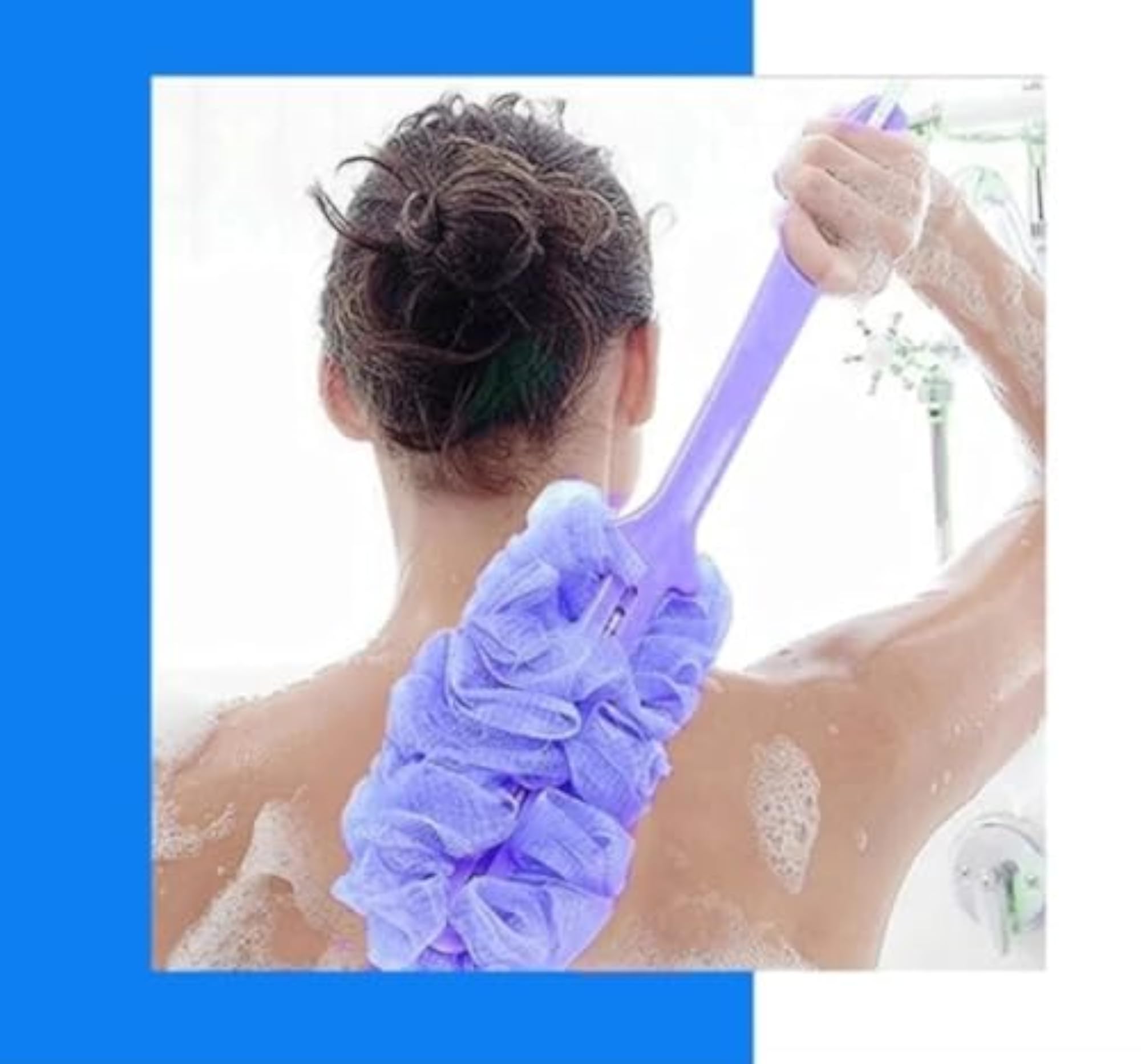 Luxury Bathing Loofah Pack of 2, Purple