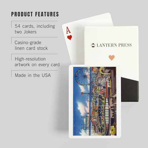 Baraja de cartas Póker Wildwood New Jersey 52 cartas miniatura 3