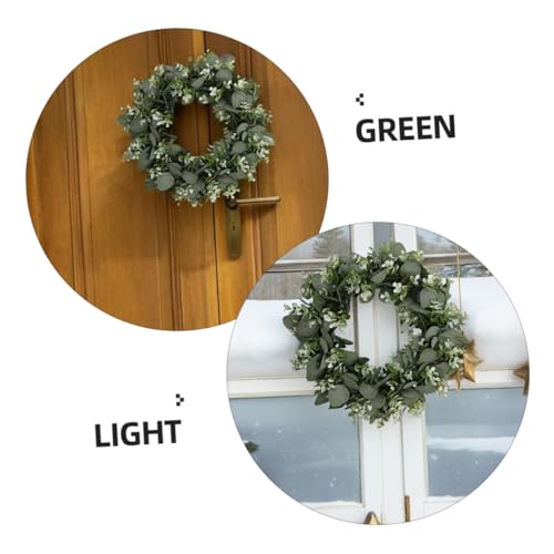 Couronne artificielle eucalyptus résistant aux intempéries pour déco durable - 4