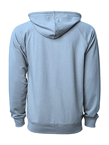 Independent Trading Co. - Icon Lightweight Loopback Terry Full-Zip Hooded Sweatshirt - SS1000Z - L - Misty Blue2
