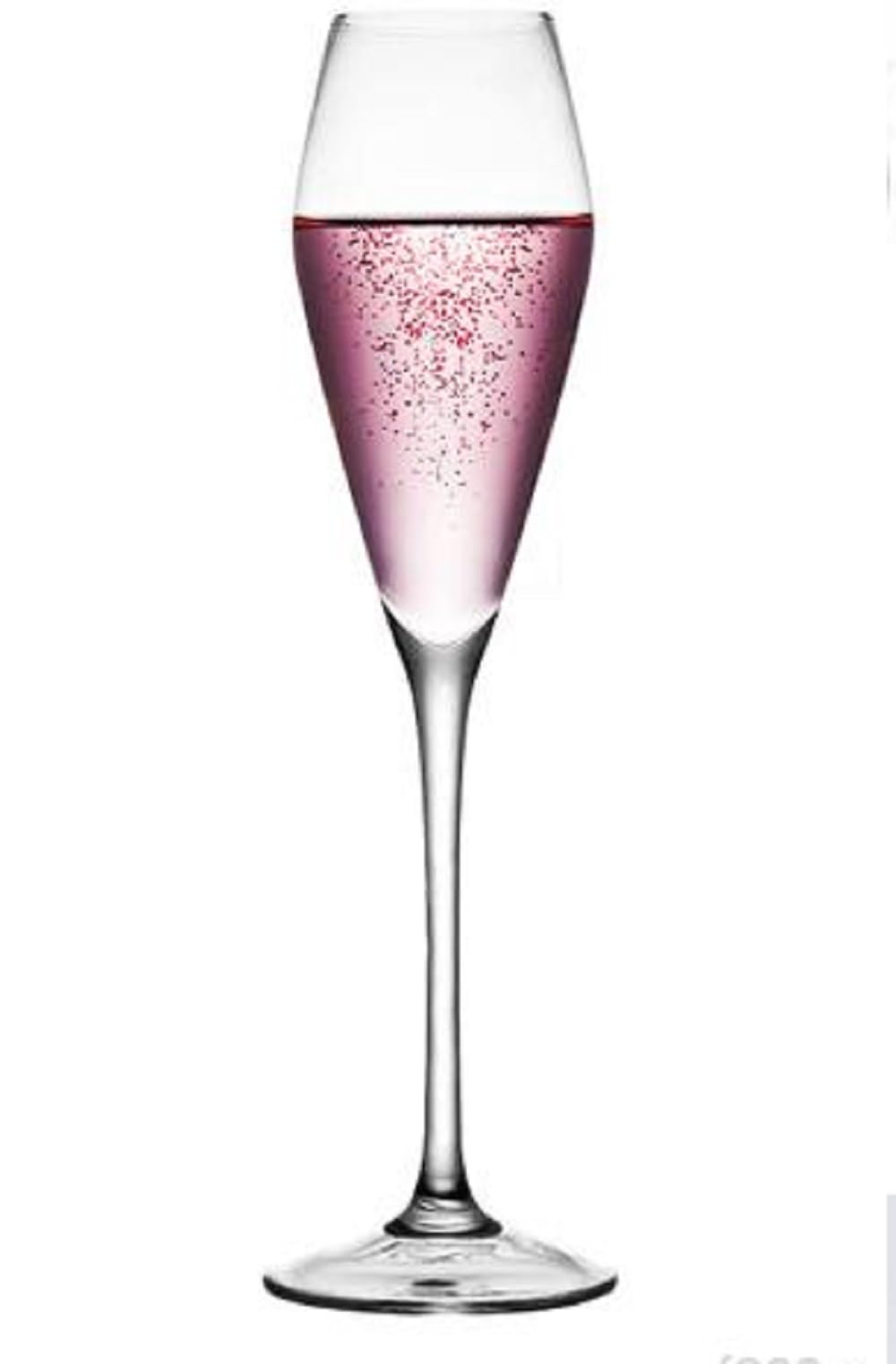 Elegant Stemmed Champagne Flute, Lead-Free Crystal