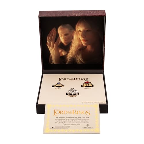 SalesOne The Lord of the Rings Three Elven Adjustable Ring Set2