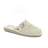 VULLADI - Zapatilla CASA 7050-TN para: Mujer Color: Beige Talla: 42