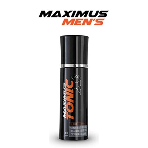Produto para crescer barba - Maximus Tonic X3 - Tratamento 30 dias