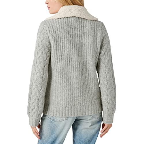 Image of Lucky Brand Women's Cable Collared Cardigan
