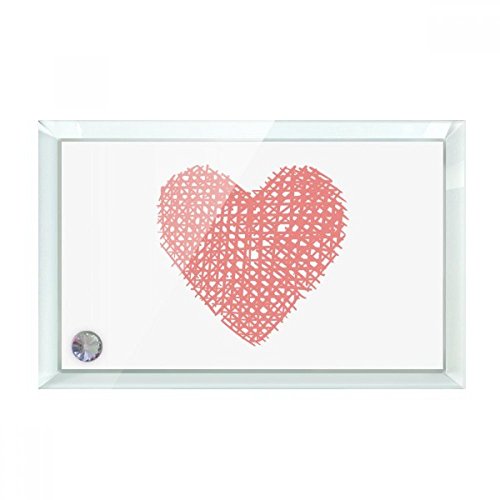 Art Peinture Verre Coeur Rose Graffiti pour un bureau moderne - 2