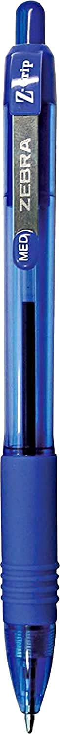 Zebra Pen Z-Grip Retractable Ballpoint Pen, Medium Point, 1.0 mm, 20 Black, 2 Blue, & 2 Red - Pack of 24 image 4