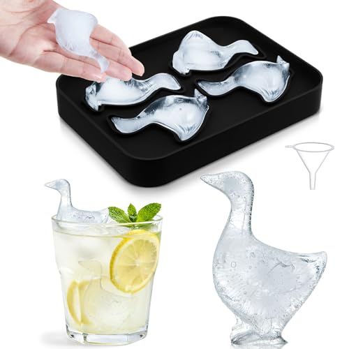 Molde para cubos de hielo LemonRoad en silicona negro miniatura 1