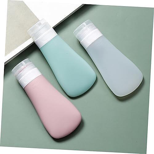 FOMIYES Recipiente De Silicone Recipiente De Maquiagem Recipientes Descartáveis ​​Líquidos Dispensad