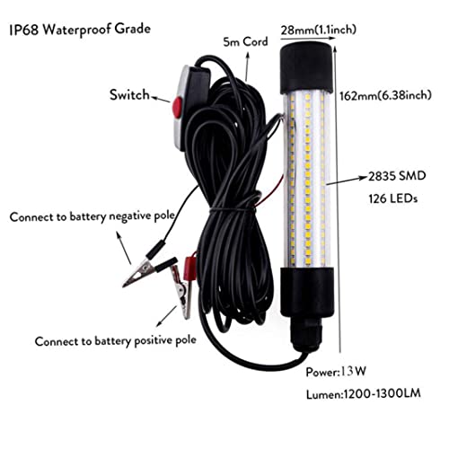 Lampada da pesca subacquea DC / AC12-24V IP68