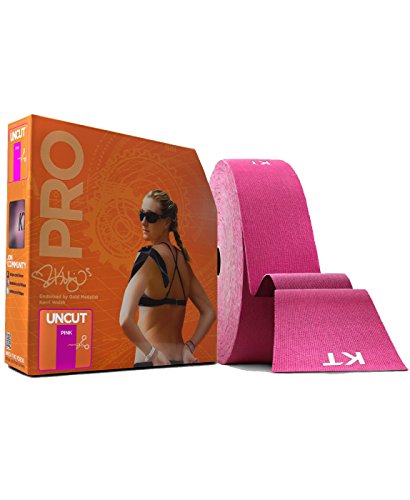KT Tape Pro Jumbo 125 ft Uncut Kinesiology Therapeutic Sports Roll, Pink