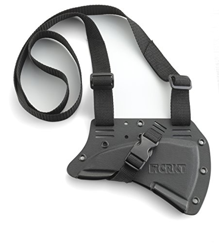image for CRKT Kangee Tomahawk with Sheath: T-Hawk with Spike, Black Powder Coat
