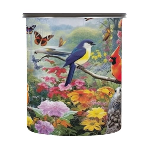 Envase de café ATTX acero inoxidable 900 ml con tapa hermética