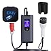 Produktbild EVify Mobile Wallbox CEE 16A auf Typ 2 11KW 3-Phasig 7M, Ladegerät Ladeleistung einstellbar, Mobile Ladestation, Starkstrom Ladekabel für E Auto