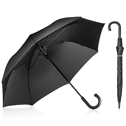 Leebotree Stick Umbrella, Auto Open Windproof Umbrella with 51 Inch Large Canopy Waterproof