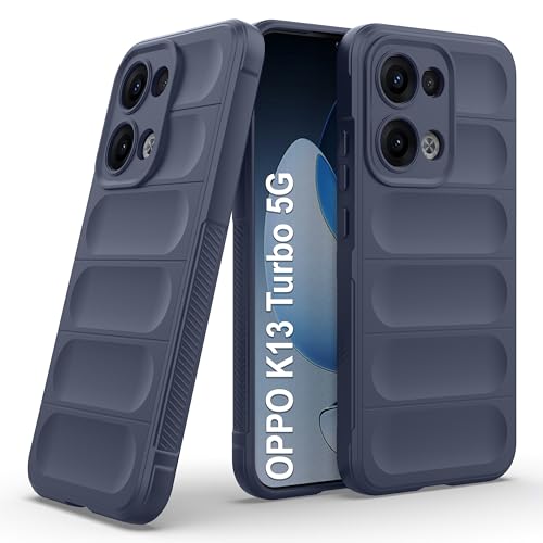 Image of Zapcase Back Case Cover for Oppo K13 Turbo 5G | Compatible for Oppo K13 Turbo 5G Back Cover | Liquid Silicon Magic Case with Camera Protection | Sapphire
