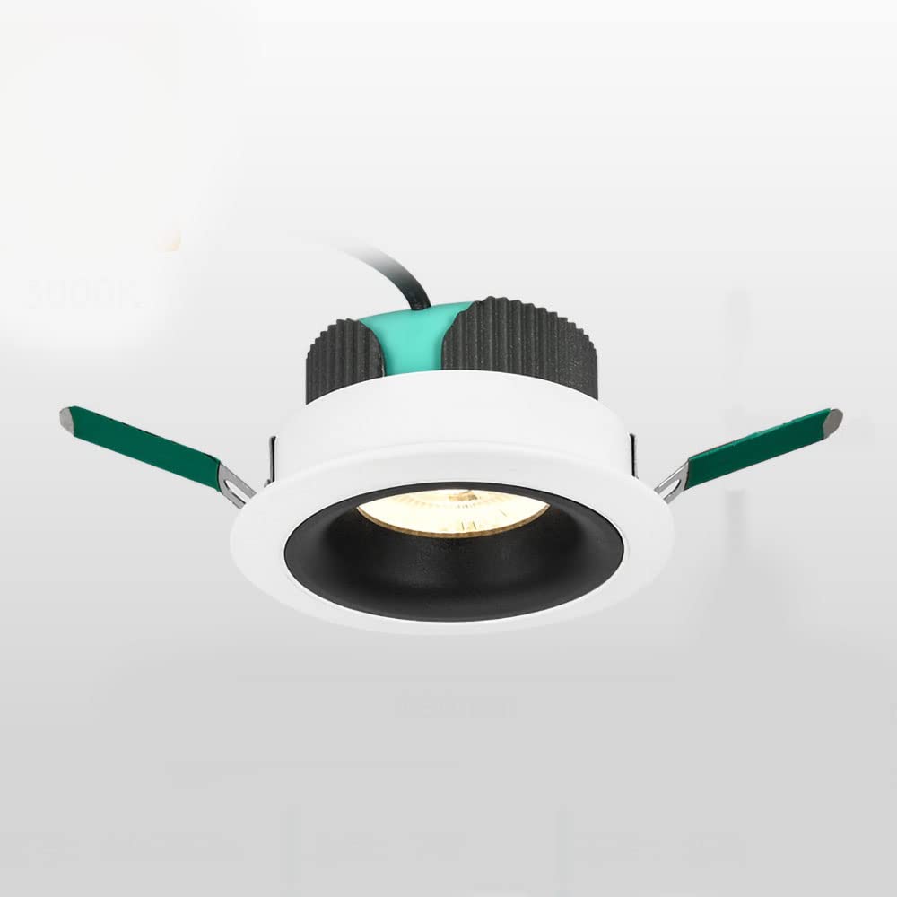 Close to Ceiling Lights, Borderless LED Spotlights, Recessed Spotlights, Ultra-Thin Anti-Glare Mall Overhead Lights, Living Room and Bedroom Lighting Spotlights (Color : Neutral Light)