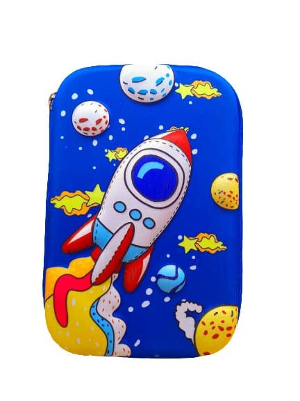 Kaushiki Enterprises - One Stop Large Capacity Premium Hardtop Pencil case/Pouch Organizer for School Kids (Multicolor-Pack of 1) (Space Astronaut Theme) (B09PGLFW9Z) Amazon Price History, Amazon Price Tracker