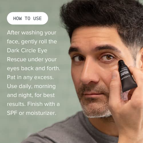 Cardon Dark Circle Eye Rescue For Men And Women | Under Eye Treatment For Dark Circles, Eye Bags, Wrinkles | Made With Peptides, Niacinamide, Hyaluronic Acid | Eye Roller #TOP2