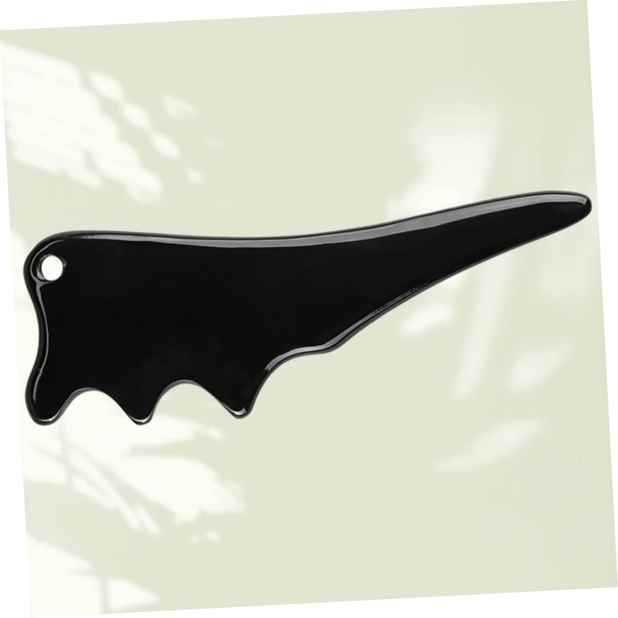 3piezas Placa De Raspar Multifuncional De Cuerno Natural Diseño De Cabeza De Pájaro Para Masajes Faciales y Corporales Herramienta De Gua Sha Para Cuello y Espalda