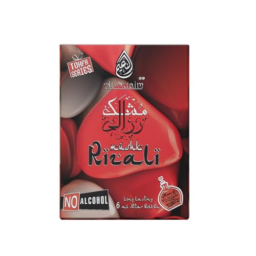 Al-Nuaim Tohfa Series Mushk Rizali Attar Roll On for Men & Women - Pack of 2 (6ml Each) | Alcohol Free Attar | Long Lasting Fragrance