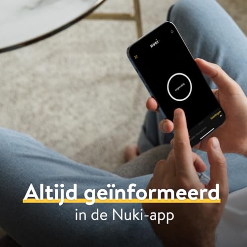 nuki Slimme deursensor voor de Nuki Smart Lock, afstandsmeldingen, Bluetooth, accessoires voor elektronisch deurslot, Smart Home, Wit - Afbeelding 6