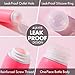 Muslish 21 Pack Travel Bottles for Toiletries, Leak-Proof TSA Compliant Silicone Travel Size Containers for Shampoo and Conditioner, BPA Free with Toiletry Bag (Pink)
