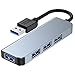 Produktbild USB 3.0 Hub, 4 Port USB Datenhub Adapter Ultra Slim Leicht USB Verteiler Daten Hub Kompatibel für MacBook, MacBook Air/Pro/Mini, iMac, Surface Pro, MacPro, Laptops, USB Flash Drives, Mobile HDD