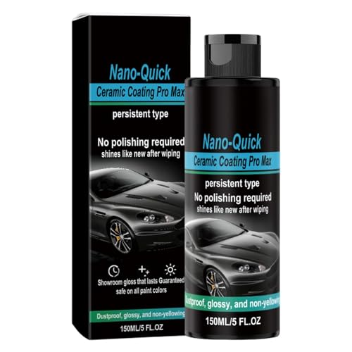 Ceprznvey Líquido de Recubrimiento para Vehículos | Solución de Mantenimiento para Automóviles 150 ml,Agente Restaurador de Brillo | para Furgonetas, Monovolúmenes, Viajes, Rutas por Carretera,